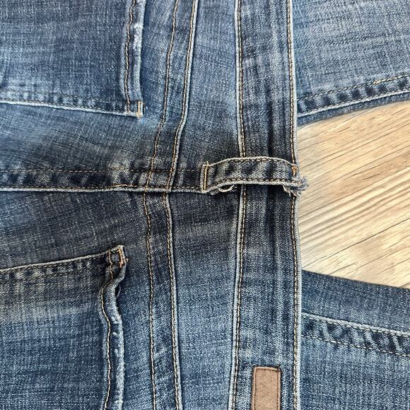 KUT from‎ the Kloth Straight Leg Jeans Women’s Size 8 Blue Whiskered High Rise - Picture 6 of 9